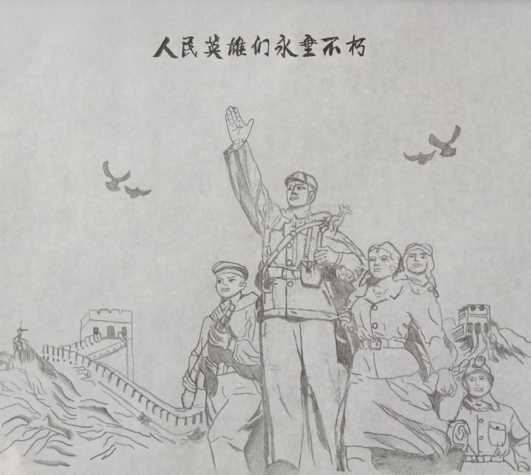 情暖临医61同心战疫医学技术系缅怀革命先烈向人民英