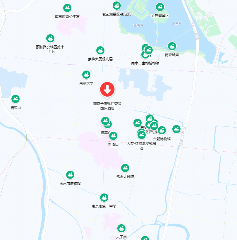 南京金鹰珠江壹号国际酒店全景套房券450元每晚全日期不加价含双早