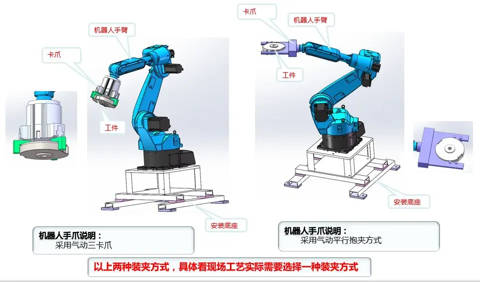 [自动化夹具案例分享]CNC攻钻机、攻铣机自动上下料机器人生产线  自动化生产线 自动化夹具 第4张