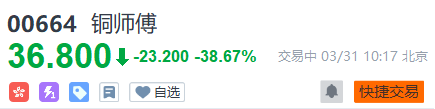 港股打新｜铜师傅坑人，公配59倍竟反向回拨，上市首日暴跌40%，散户又被拿去填坑