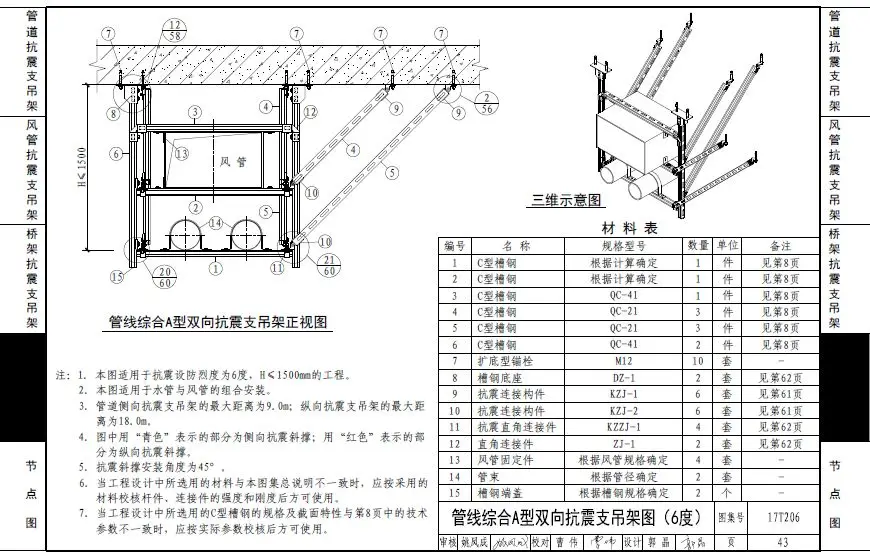 《地铁工程抗震支吊架设计与安装》图集 《地铁工程抗震支吊架设计与安装》图集