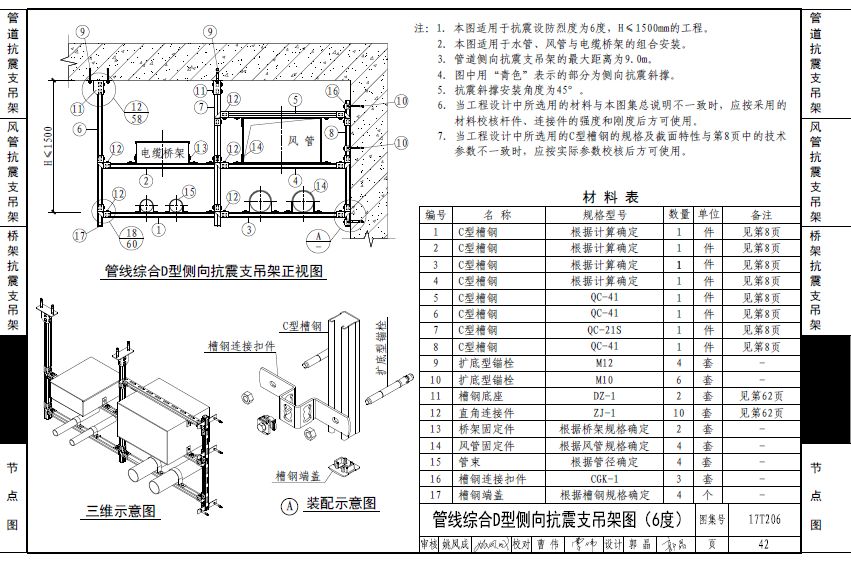 《地铁工程抗震支吊架设计与安装》图集 《地铁工程抗震支吊架设计与安装》图集
