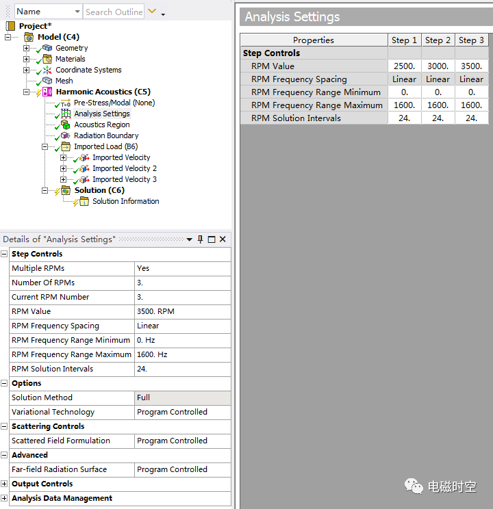 基于2019 R3 Workbench进行电机多速振动噪声分析的图35