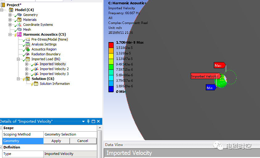 基于2019 R3 Workbench进行电机多速振动噪声分析的图34