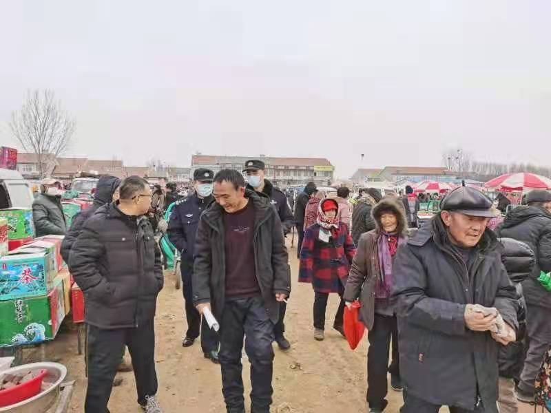 安丘石堆镇开展2022年首次反邪教宣传活动