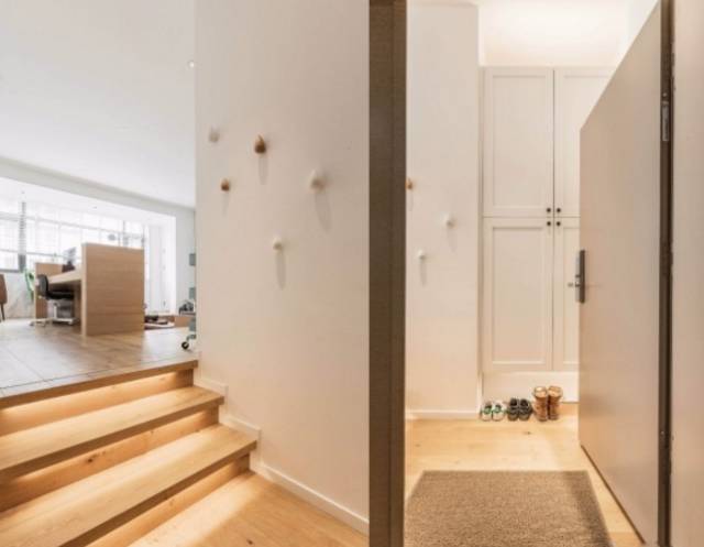 把客廳抬高了一點，60㎡的房子就多出了儲物間、餐廳、和工作區 家居 第6張