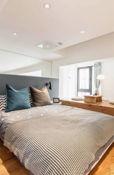 把客廳抬高了一點，60㎡的房子就多出了儲物間、餐廳、和工作區 家居 第18張