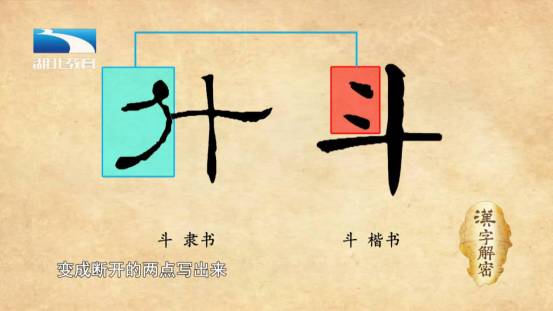 隶书把方口写得像个人字,把长柄写得像个十字,以致于汉代的学者对这个