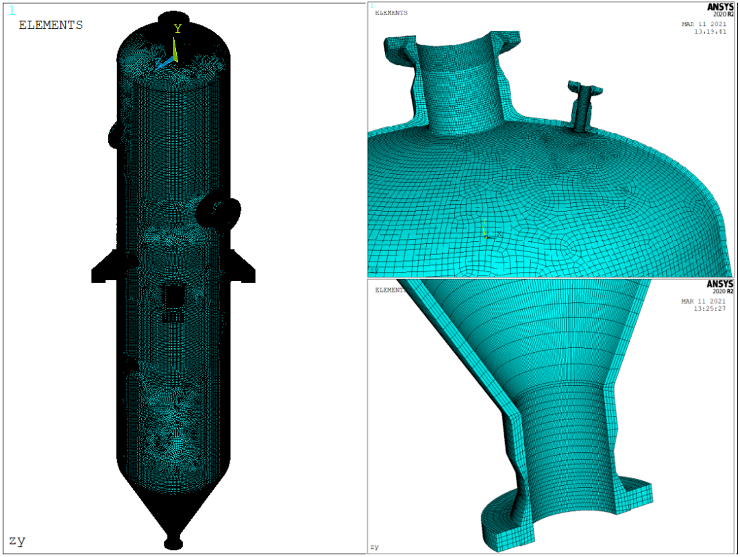 ANSYS在压力容器行业的应用-应力强度分析的图2