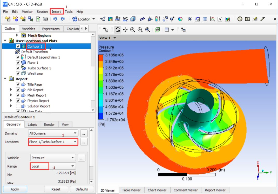 ANSYS CFX 带蜗壳离心泵性能仿真分析的图26