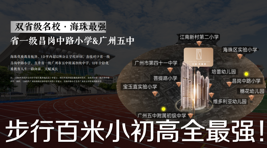 【双十一购房节】海珠中旅天宸府附特价82-120㎡地铁口、双省级*！