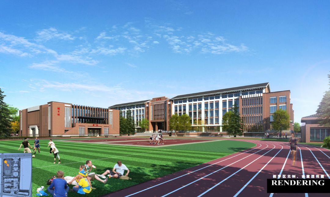 运河中学初中部大动作,新校舍首度曝光!