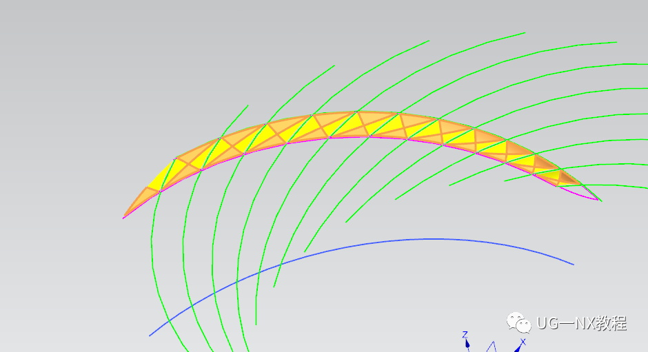 UG NX碎花渐变渐消纹理面曲面创建思路的图10