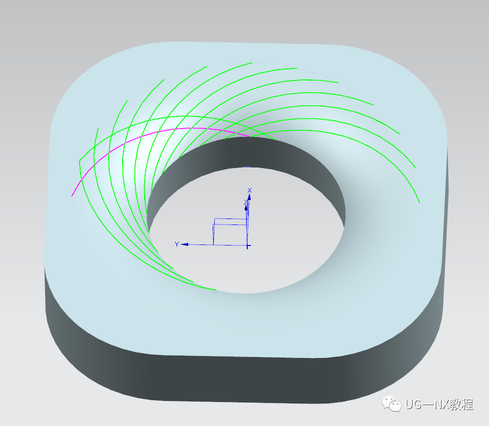 UG NX碎花渐变渐消纹理面曲面创建思路的图3
