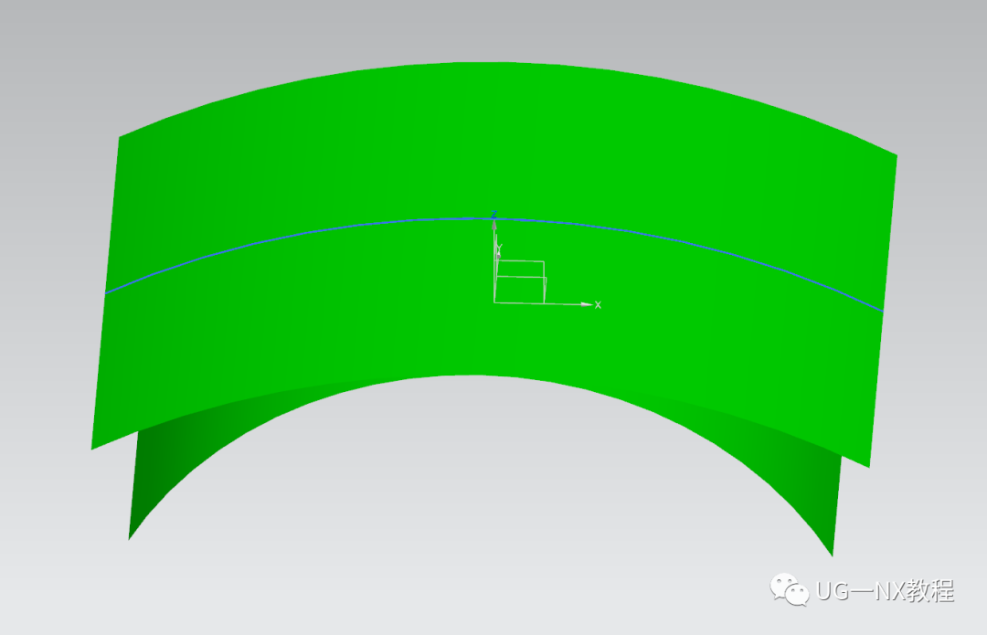 UG NX快速创建一个月牙曲面消失面的图4