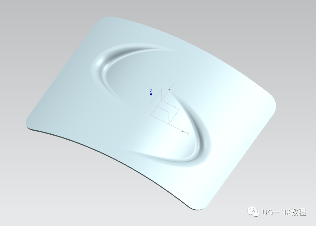 UG NX快速创建一个月牙曲面消失面