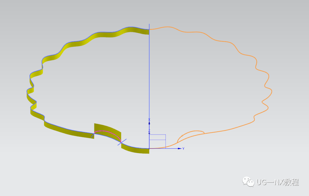UG NX画一个曲面贝壳模型的图8