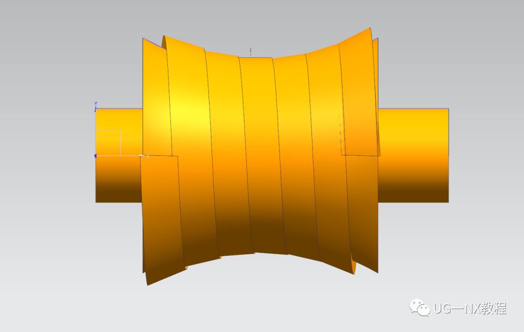 UG NX画蜗杆：绘制圆弧面蜗杆的方法的图10