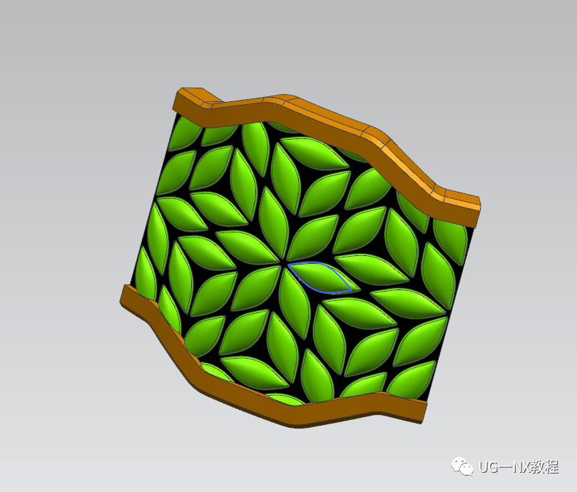 UG NX建模绿叶戒指环-整体变形的图17