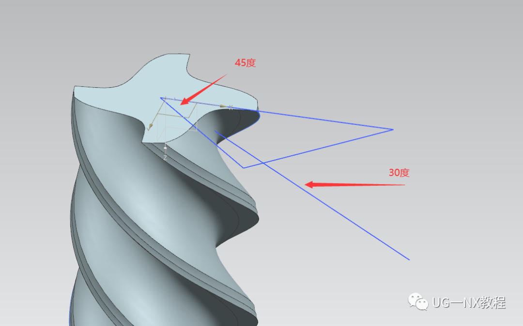UG NX绘制一把数控平底铣刀的图9