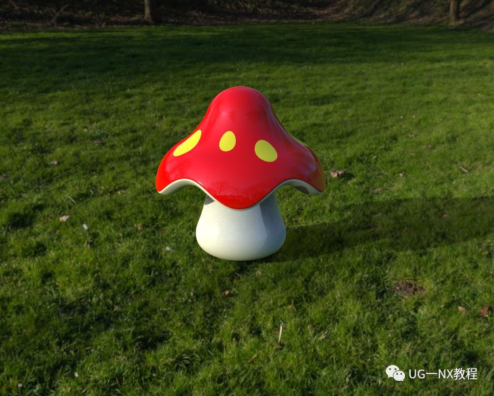 UG NX绘制一个蘑菇模型（表达式曲线）的图1