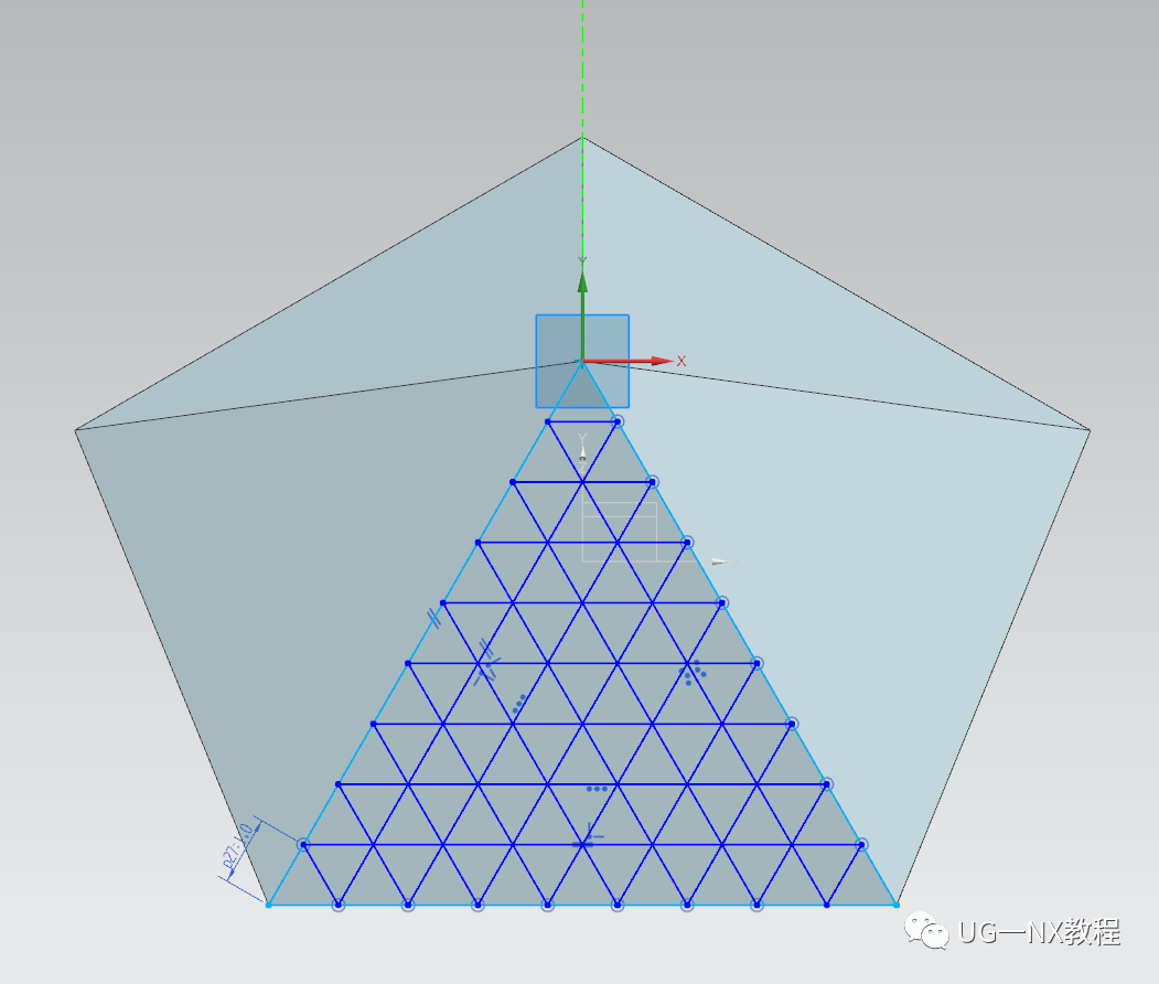 UG NX创建一个六边形镂空球体，六边形真能围成一个球？的图4