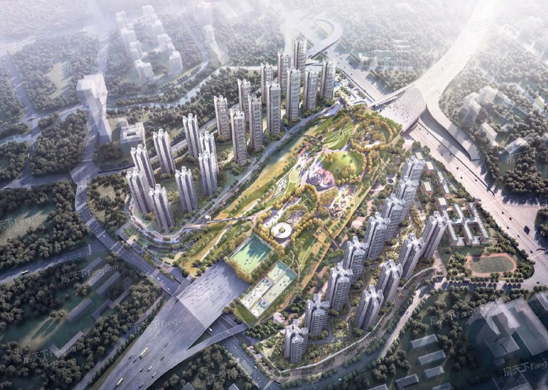 华润置地·公园上城总价180万买3房，地铁旁、省级学校！