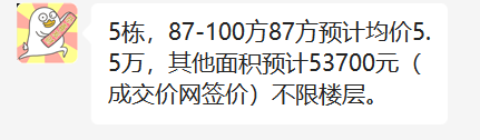 中鼎又降价了？*开5.5万/平，现在4.9万/平起！
