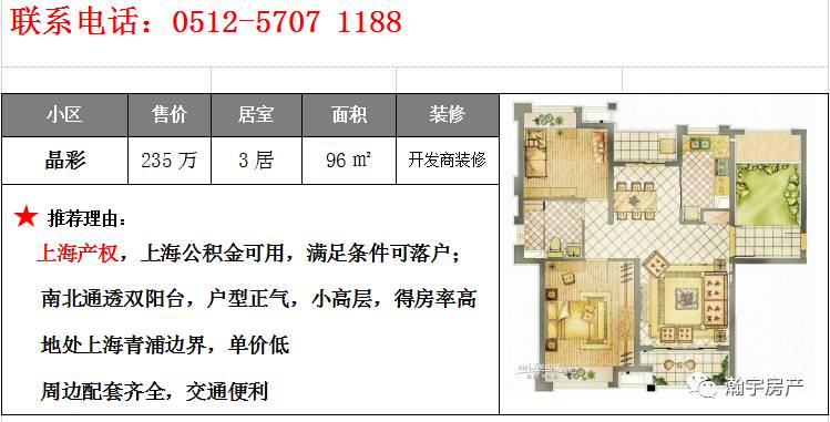 瀚宇房产本周推荐