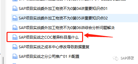 SAP 物料分类账 COC 差异是什么 - 封面图