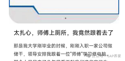 SAP 养家为什么跟着别人上厕所 - 封面图