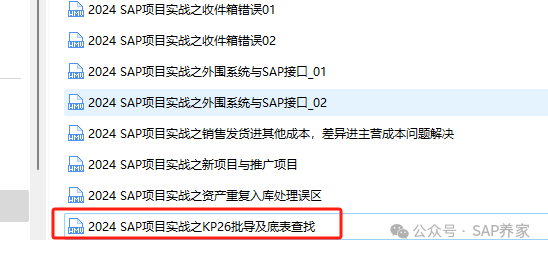 SAP 作业价格 KP26能批导吗 - 封面图