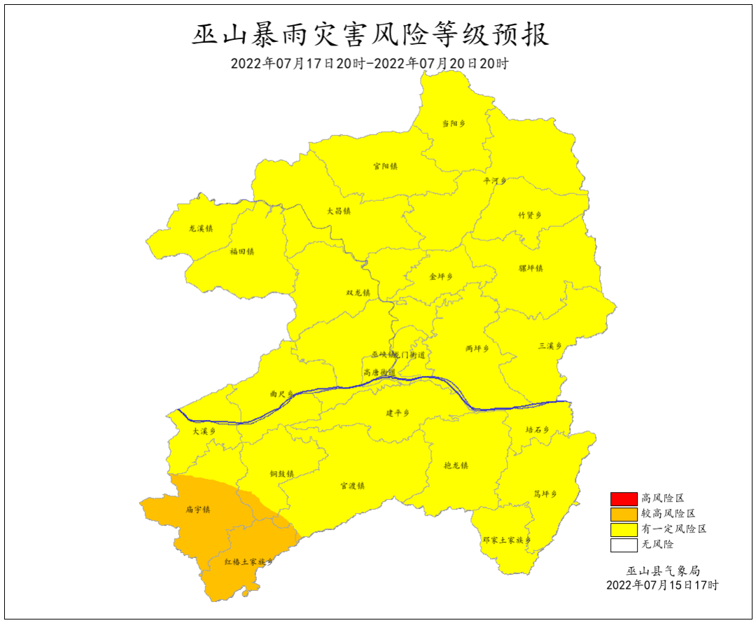 巫山县庙宇镇地图图片