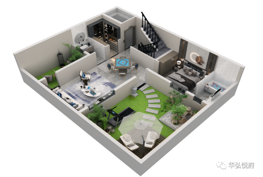 悅府中式合院戶型推薦