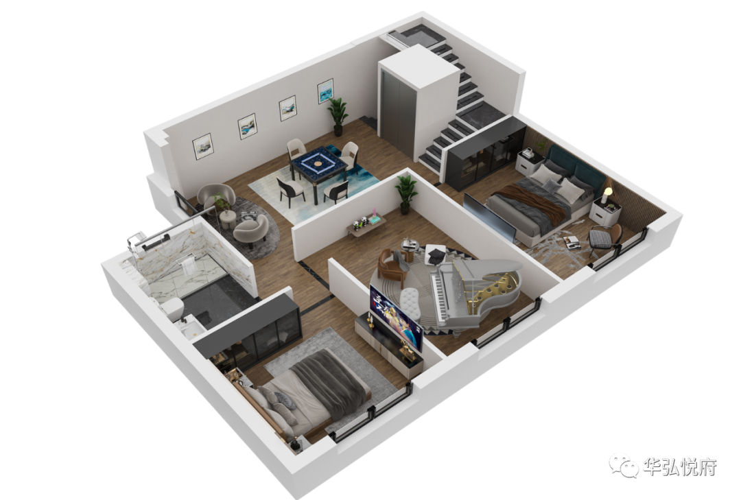 悅府中式合院戶型推薦