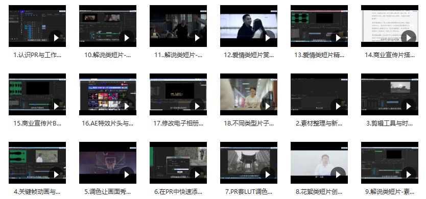 PR剪辑,入门到精通自学教程