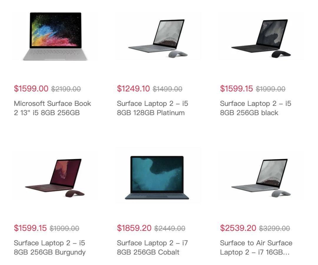 Microsoft官方电脑热卖，低至7.8折+额外立减$100！ - 3