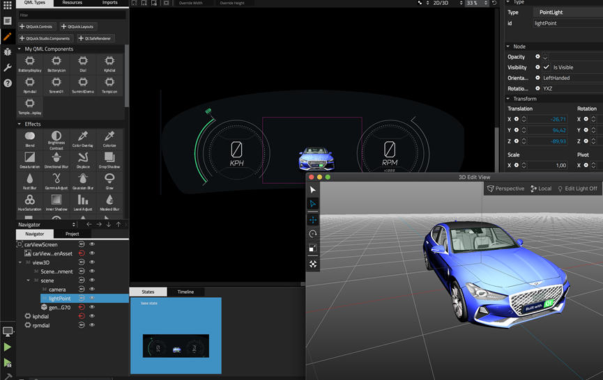 Qt Design Studio用户界面（UI）设计构成工具简介的图3