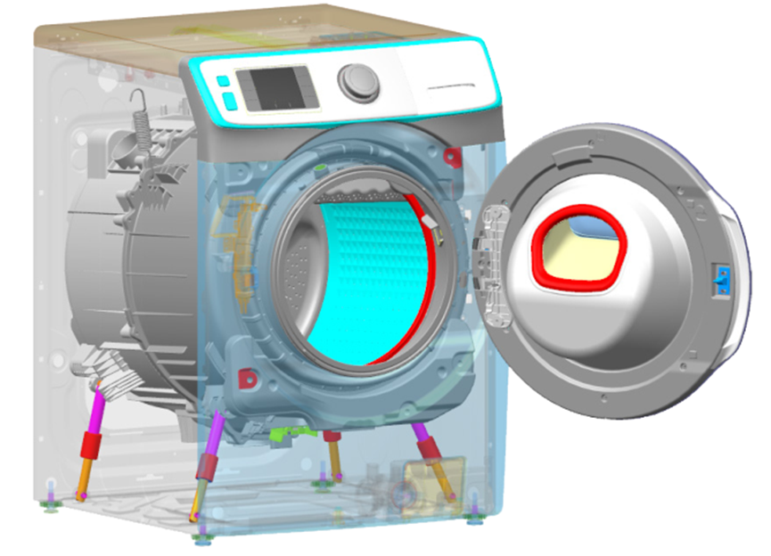 案例 | Adams-Marc联合仿真帮助三星获得设计见解的图3