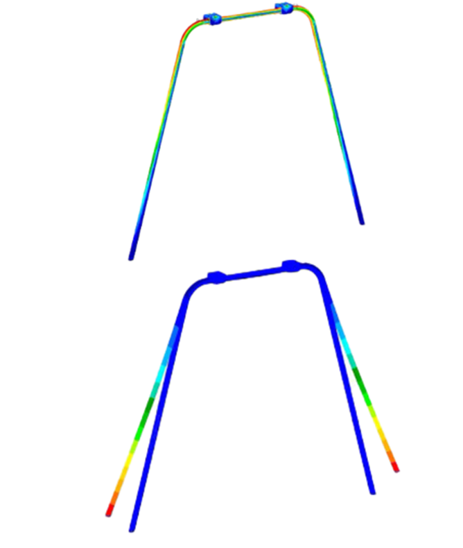 MSC Nastran非线性分析用于无人机的起落架性能设计的图6
