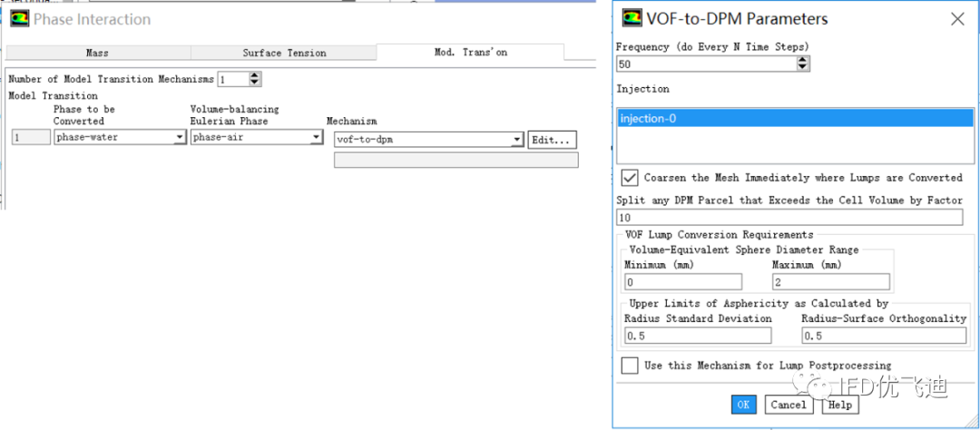 FLUENT喷嘴射流雾化过程仿真的图13