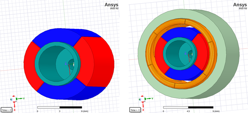 Ansys空心杯电机仿真方案的图7