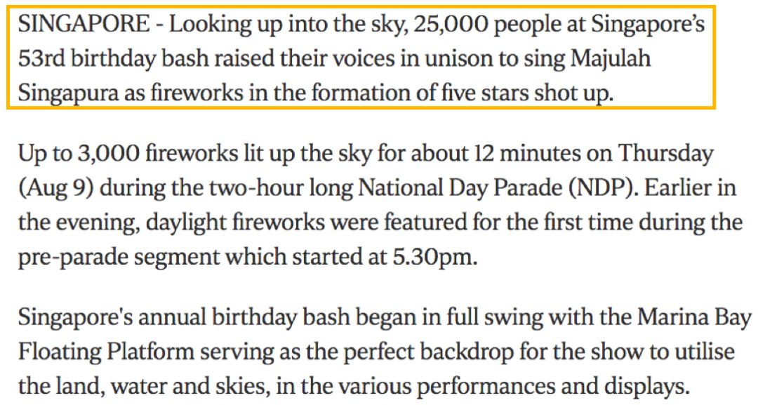 新加坡国庆庆典18圆满落幕2万5000观众现场参与其盛 注册新加坡公司 新加坡公司注册 新加坡代理记账公司 新加坡福智霖集团