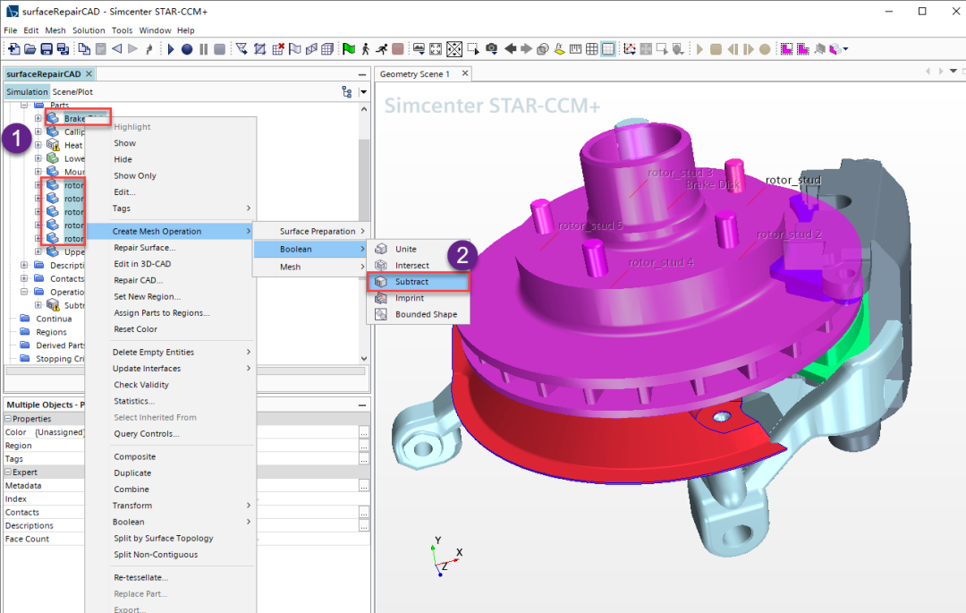 STAR-CCM+模型修补之网格修复功能的图22