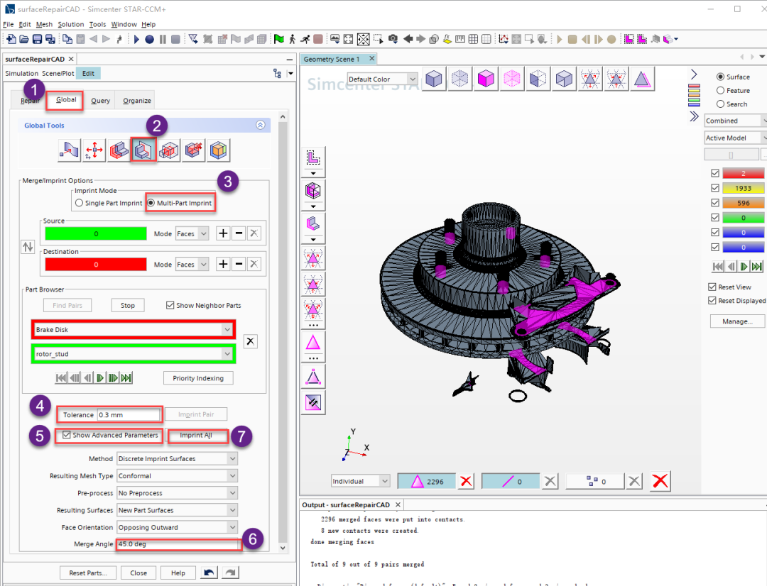 STAR-CCM+模型修补之网格修复功能的图24