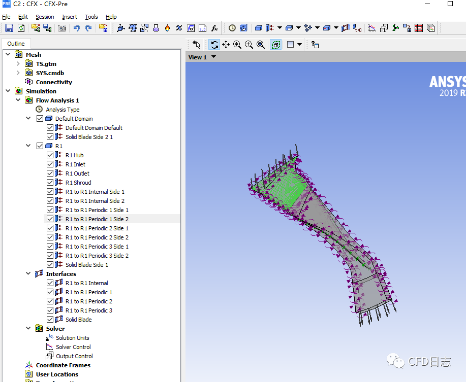 ANSYS CFX 压缩机仿真-离心压缩机叶轮的图19