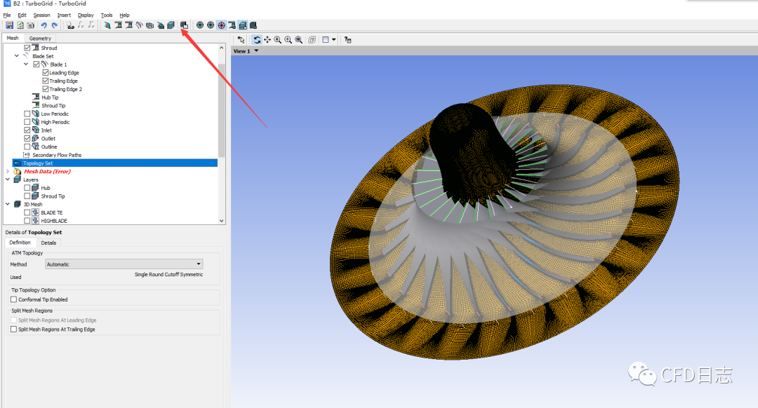 ANSYS CFX 压缩机仿真-离心压缩机叶轮的图10