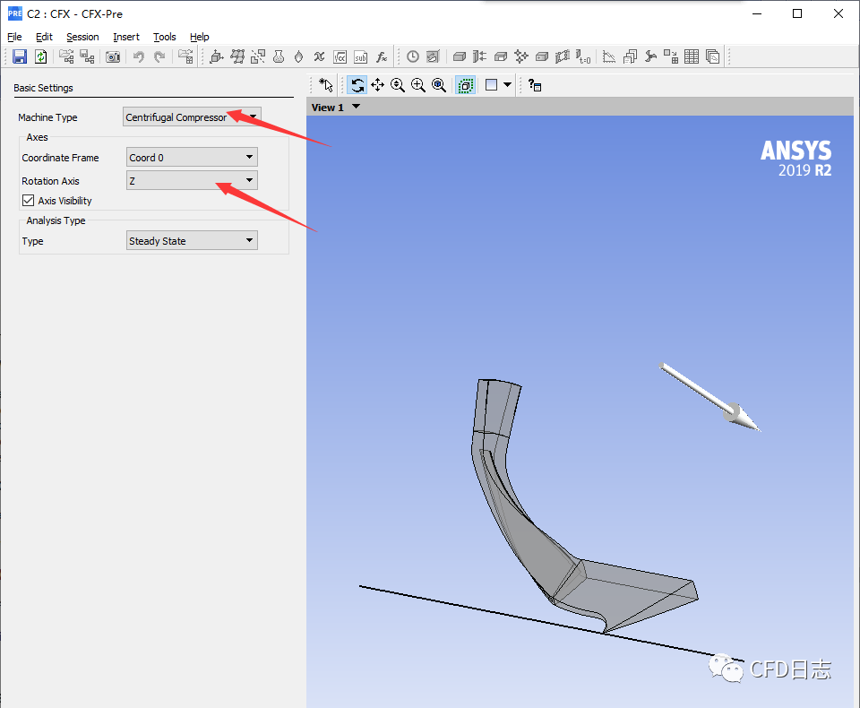 ANSYS CFX 压缩机仿真-离心压缩机叶轮的图16