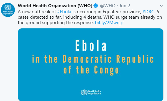 世卫官宣：这个致死率超高的病毒再次爆发！2020，还会好吗？（组图） - 1