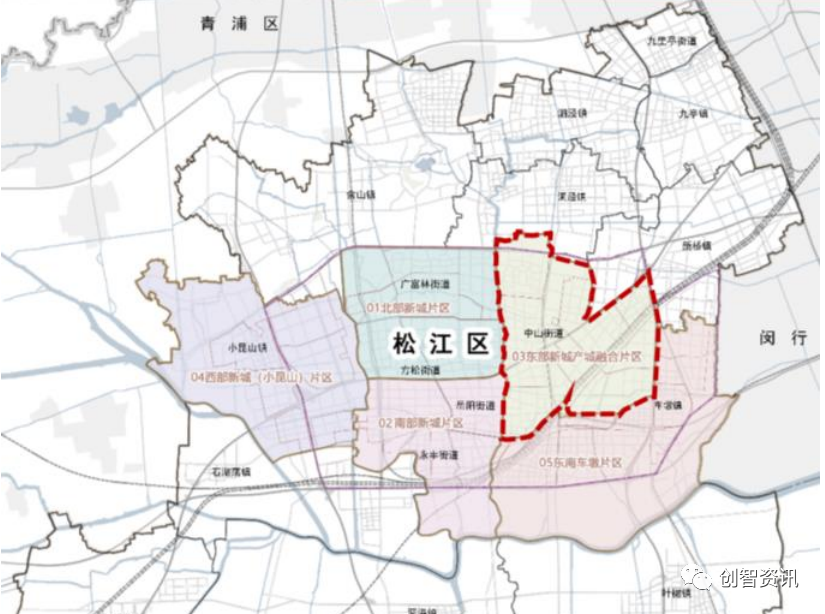 松江新城更新规划 中山街道10单元,大学城地铁站变化最大